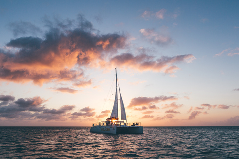 Croisière de 2 heures au coucher du soleil avec open bar et collations