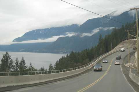Entre Vancouver et Whistler : visite audio sur smartphone