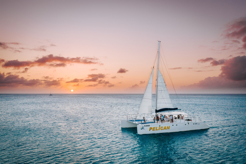 Croisière de 2 heures au coucher du soleil avec open bar et collations