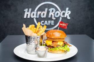 Mahlzeit im Hard Rock Cafe New Orleans