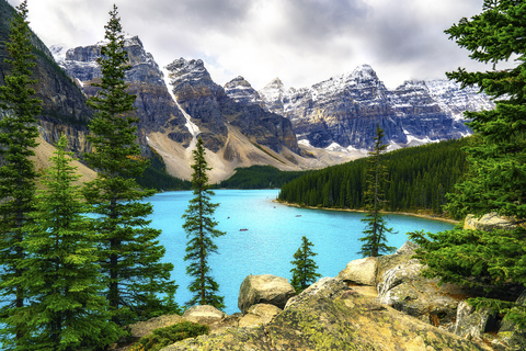 Calgary e Lake Louise: passeio de carro com áudio em smartphone