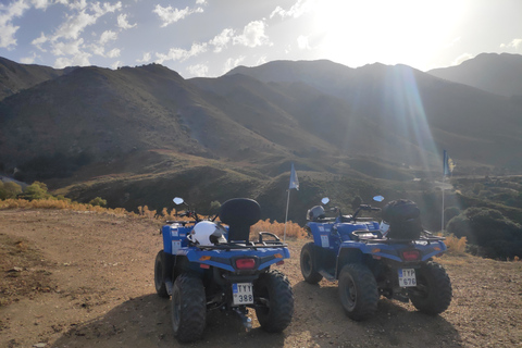 Ab Georgioupoli: Halbtägige Quad-/ATV-SafariQuad für 1 Fahrer und 1 Beifahrer