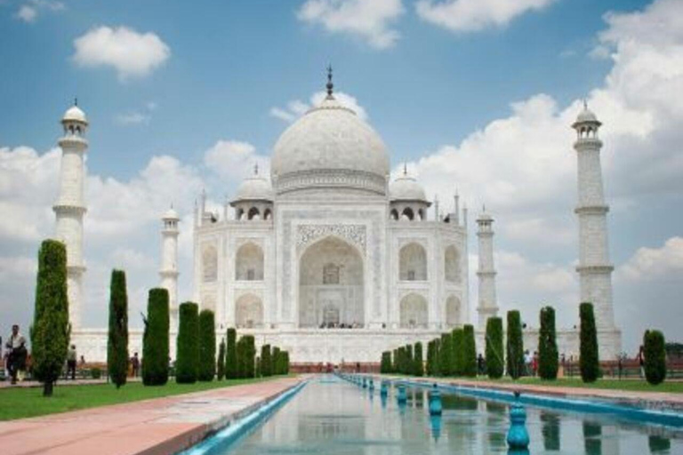 Agra: Tour dell&#039;alba del Taj Mahal con guidaPrenotazione della sola guida turistica