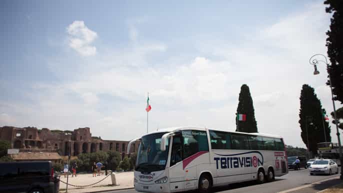 From Fiumicino Airport: Direct Bus Transfer to Rome Termini
