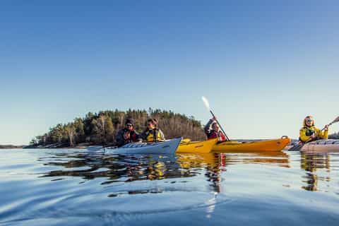 stoccolma winter archipelago kayaking experience