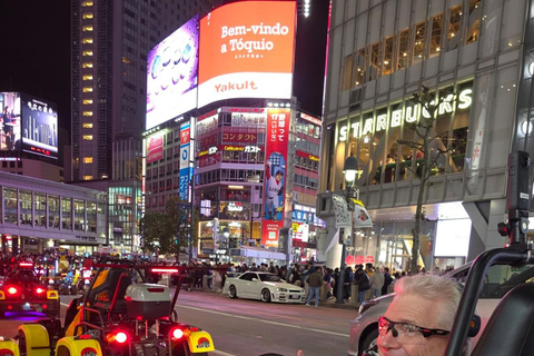 Tokyo: Shibuya & Tokyo Landmarks Guided Drive Tokyo Shibuya Night Drive Experience
