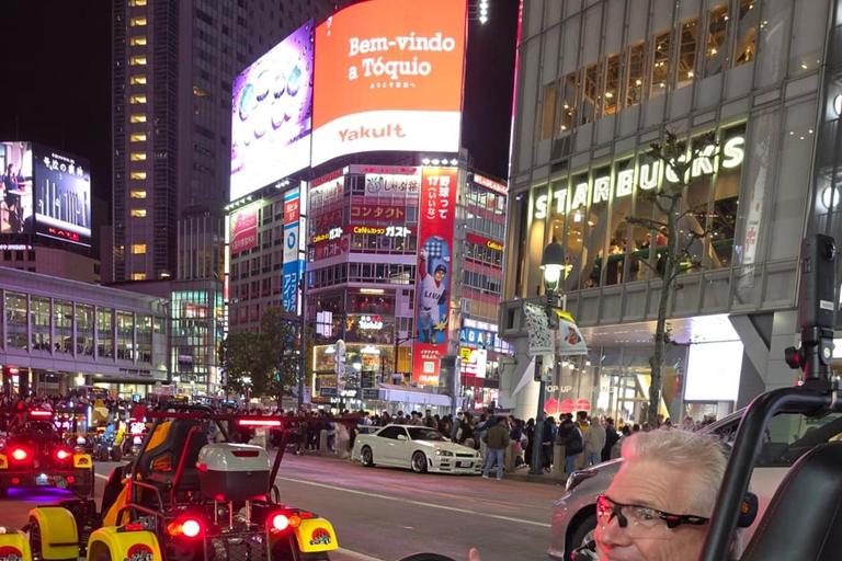 Tokyo: Shibuya & Tokyo Landmarks Guided Drive Tokyo Shibuya Night Drive Experience