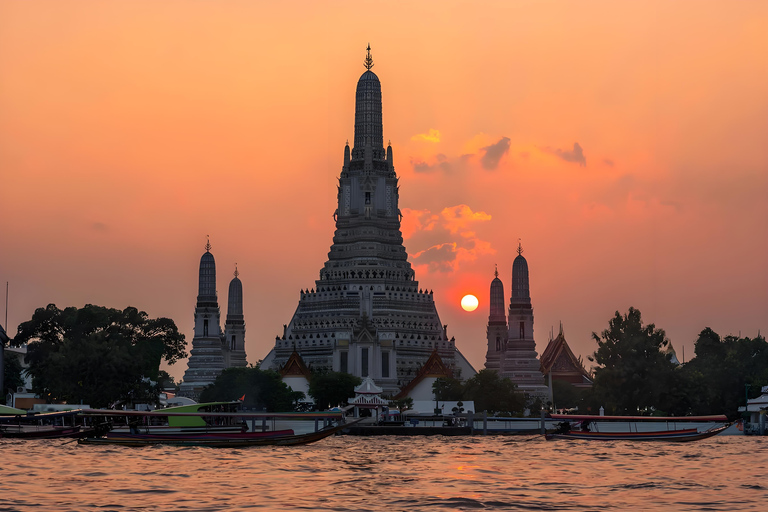 Bangkok: Railway & Floating Market with Sunset Cruise Buffet