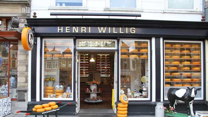 delft degustación de quesos en la tienda henri willig