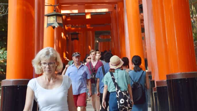 kioto visita guiada al santuario fushimi inari taisha