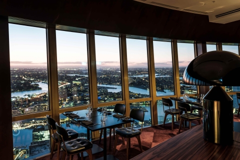 Sídney: Experiencia gastronómica Infinity at Sydney TowerDomingo Cena de 3 platos