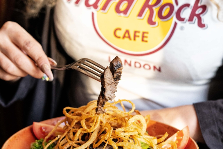 Hard Rock Café de Lisboa - opciones de comida sin colasMenú Oro