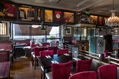 London: Hard Rock Cafe med fast meny för lunch eller middagDiamantmeny