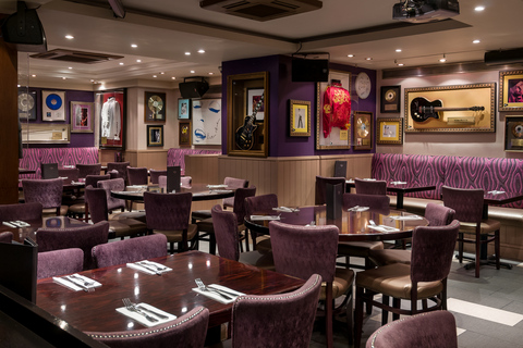 London: Hard Rock Cafe med fast meny för lunch eller middagDiamantmeny