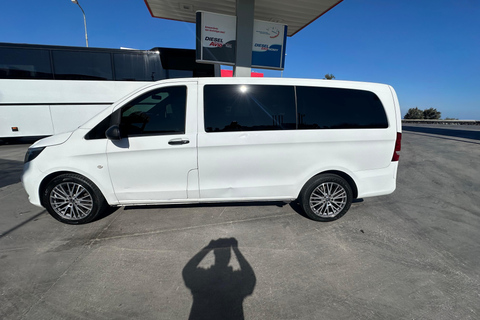 Transfert privé depuis l&#039;aéroport de Santorin