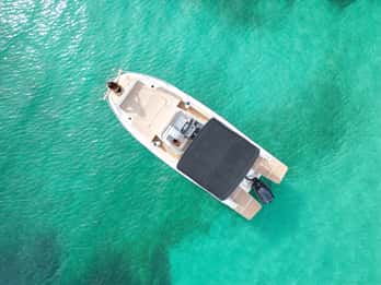 San Antonio: Private Boat Tour in Ibiza with Paddle Surf and Snorkeling
