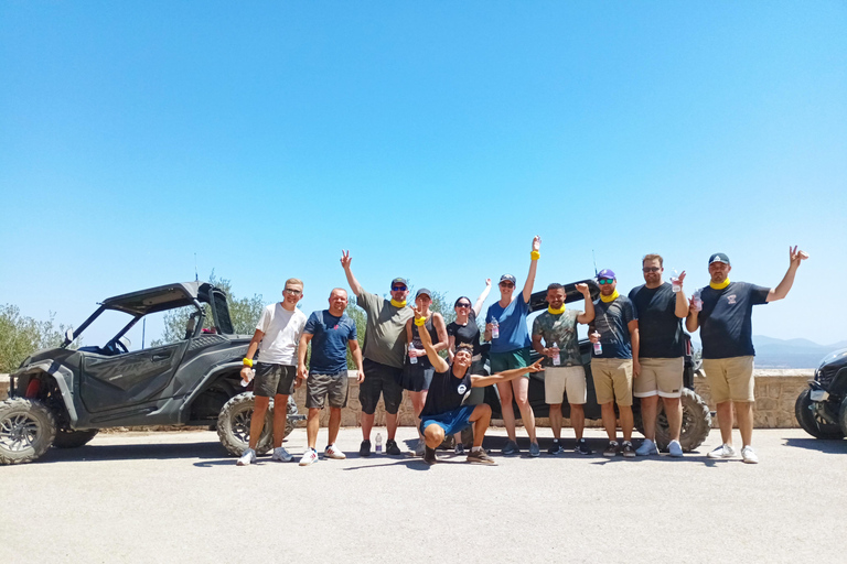 Mallorca: Mountain Buggy Adventure with Secret Coves Tour 2 Seat Buggy Coastal Route without Off-Roading