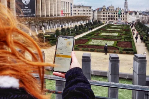 Outdoor City Escape-spel met drankjes