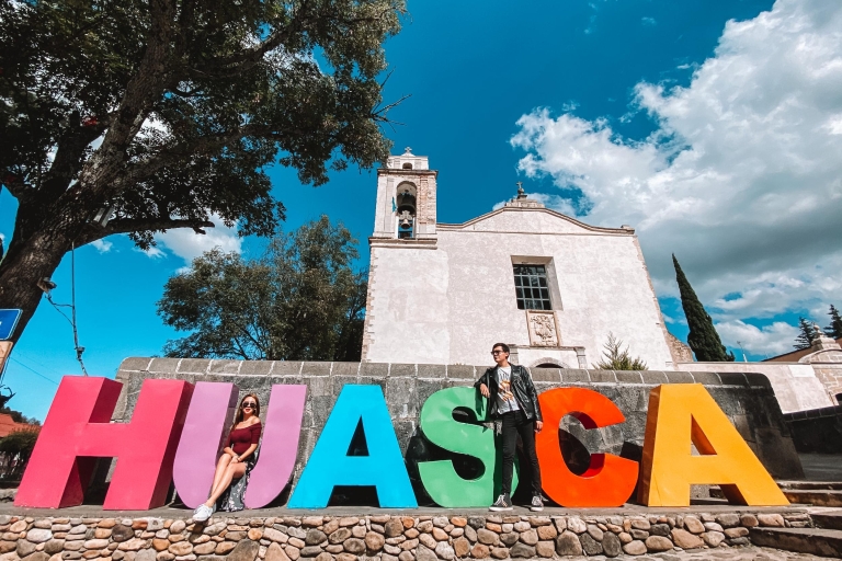 Aus Mexiko-Stadt: Basaltprismen und Real del Monte Tour