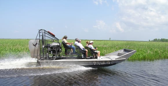 Aus New Orleans: Sumpftour mit dem Airboat, 2 Plantation-Touren & Mittagessen