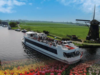 Kagerplassen: Eintrittskarte für Spring Cruise & Keukenhof Gardens Kagerplassen: Eintrittskarte für Spring Cruise & Keukenhof Gardens