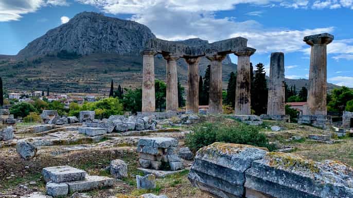 desde atenas excursión privada de medio día a la antigua corinto