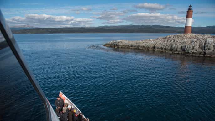 sail beagle channel and les eclaireurs lighthouse