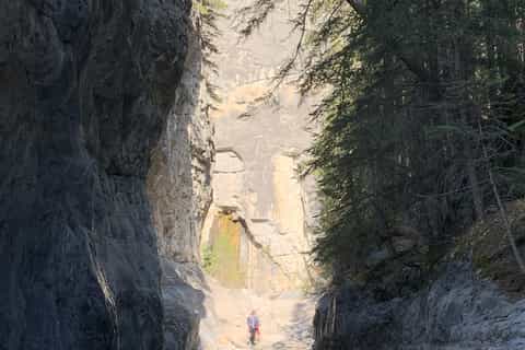 Canmore: 3-Hour Canyons and Cave Paintings Hiking Tour