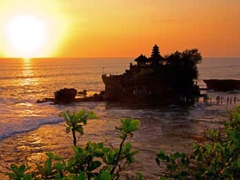 Bali: Excursão ao pôr do sol em Taman Ayun e no Templo de Tanah Lot