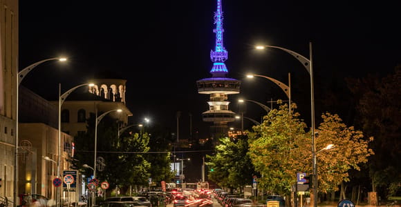 Thessaloniki: OTE Tower Rotating Experience mit Light Meal