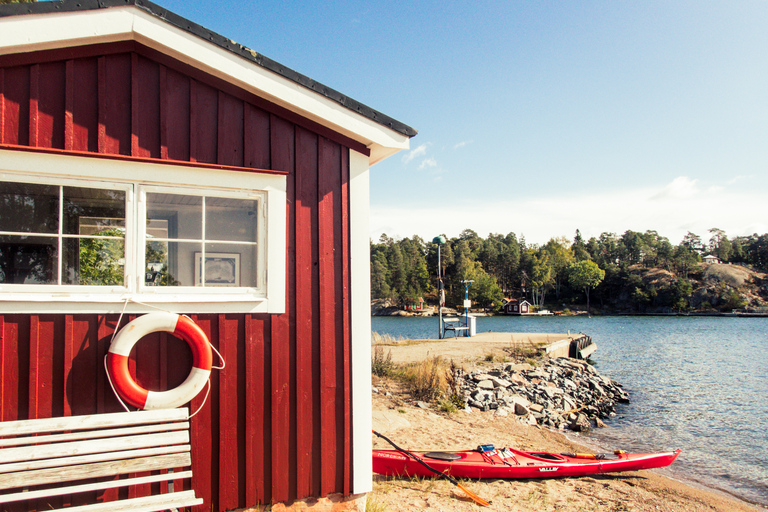 Stockholm: Archipel eilanden kajaktocht en picknick in de buitenluchtHalfdaagse tour per kajak met Outdoor Fika