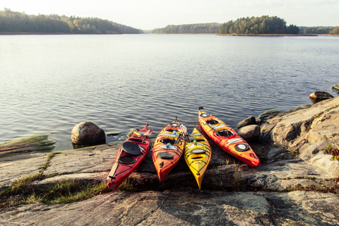 Stockholm: Archipelago Islands Kayak Tour and Outdoor Picnic Half-Day Kayaking Tour with Outdoor Fika