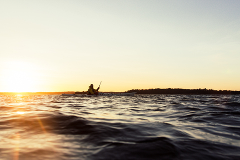 Stockholm: Vinterkajakpaddling, svensk fika och varm bastuKajaktur på vintern