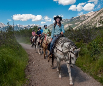 Parc national de Banff : balade à cheval de 2 heures dans la boucle de Sundance