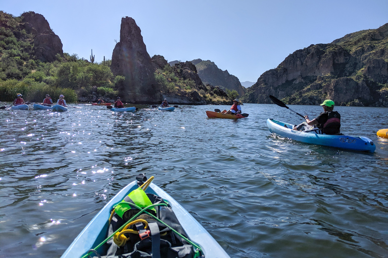 From Mesa: Self-Guided Kayaking Trip on Saguaro Lake Phoenix and Mesa: Self-Guided Kayak Trip on Saguaro Lake