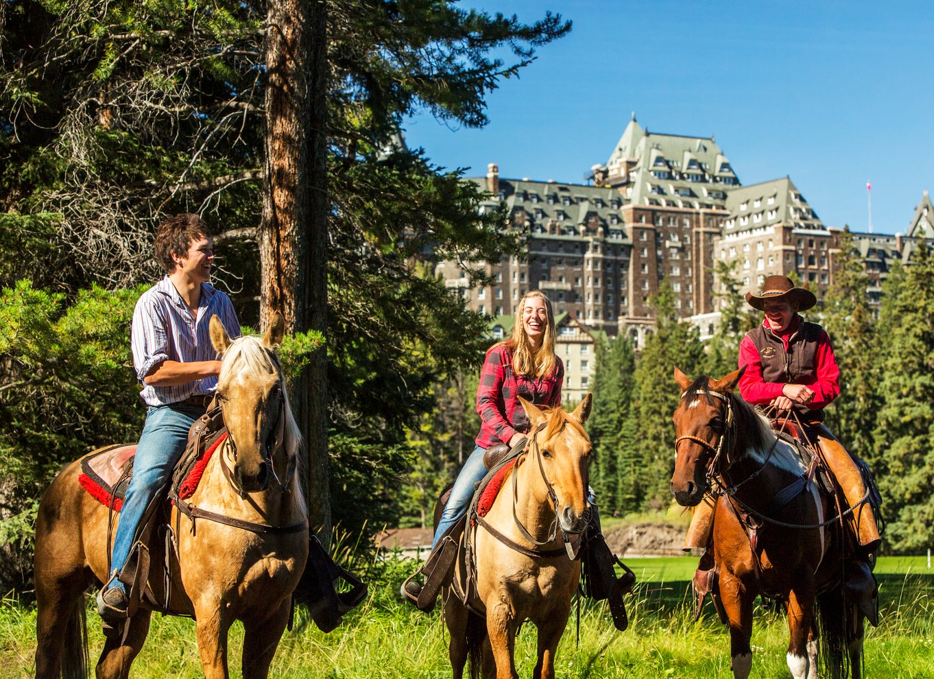 Banff National Park: 1 times ridetur til hest på Spray River