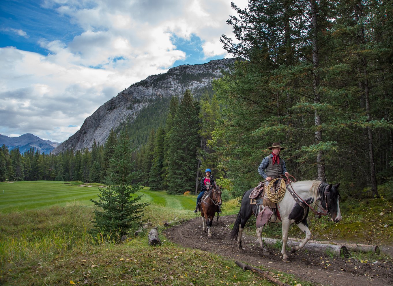 Banff National Park: 1 times ridetur til hest på Spray River