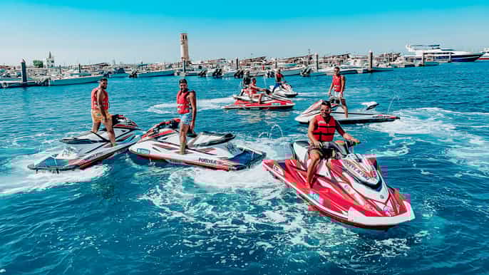dubai jet ski tour including burj khalifa and the marina