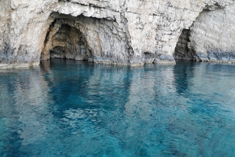 Zakynthos : Excursion d'une demi-journée à l'île de la Tortue et aux grottes de Keri