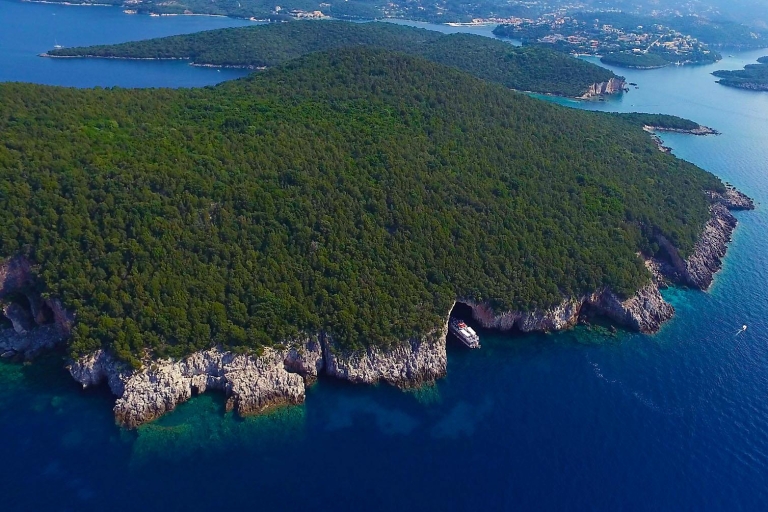 Korfu: Parga, Syvota & Blaue Lagune - Ganztägige BootsfahrtAbholung ab Korfu-Insel