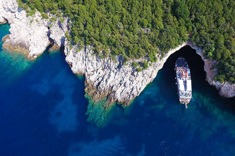 Korfoe: 1-daagse boottocht naar Parga, Sivota, Blauwe LaguneOphaalservice van het eiland Korfoe