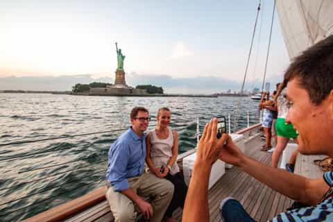Statue of Liberty: Sunset Schooner Cruise