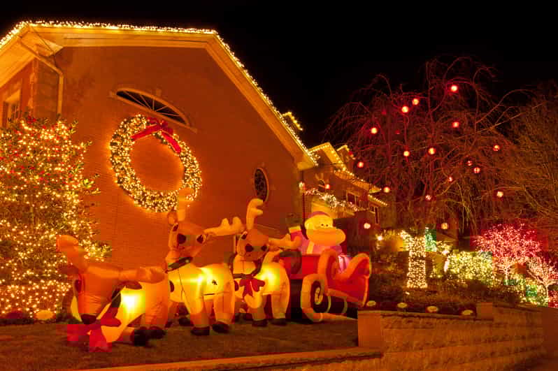 From Manhattan Dyker Heights Christmas Lights Bus Tour GetYourGuide