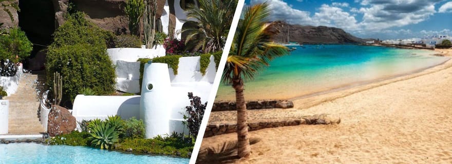 Circuit côte à côte à Lanzarote