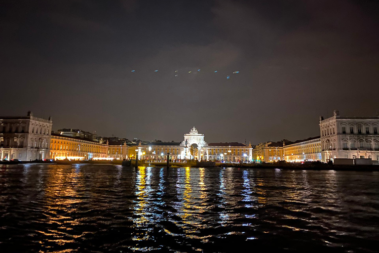 Lissabon: Segeltur på natten