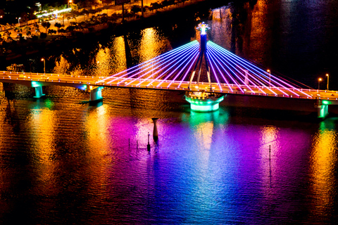 Da Nang: Night Tour with Drink at Rooftop Bar and Dinner Group Tour