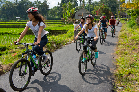 Bali: Mountainbiketour und Rafting mit Mittagessen