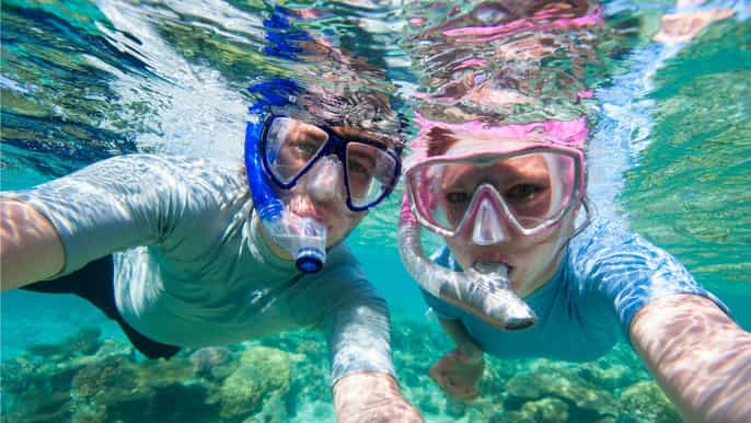 DE PAPHOS: Snorkeling no parque marinho (costa)
