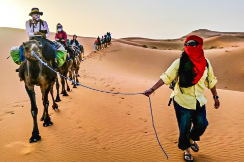 Depuis Marrakech : 3 jours dans le Sahara jusqu’à MerzougaFin de la visite à Marrakech sans quad