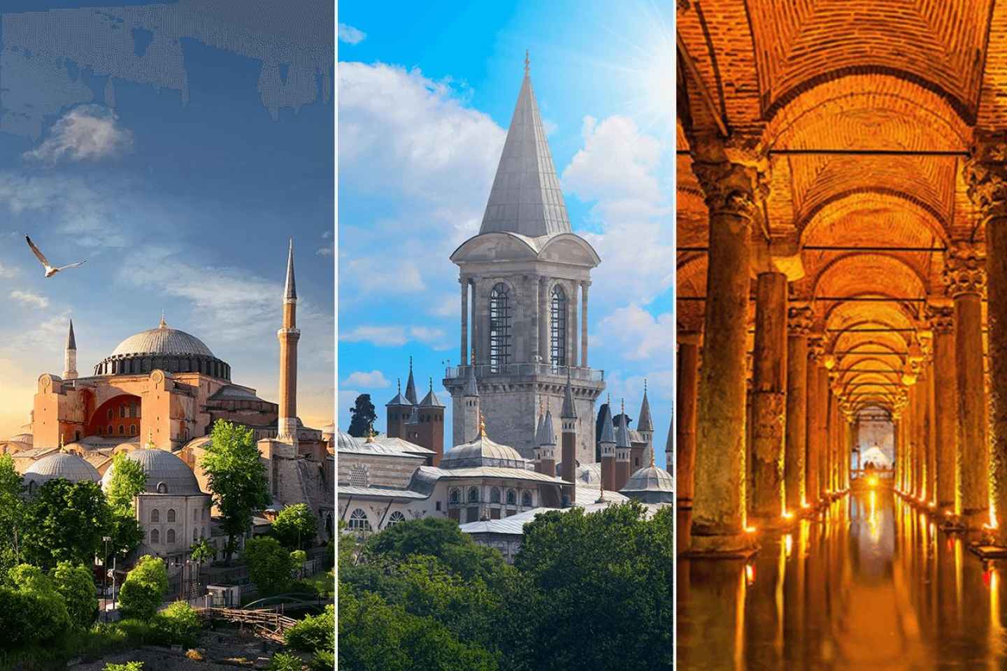 Istanbul: Hagia Sophia, Topkapi & Basilica - Kombiticket